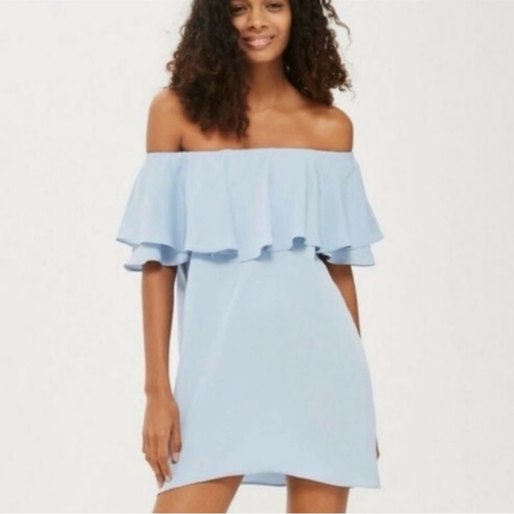 TOPSHOP | Off-Shoulder Mini Dress
